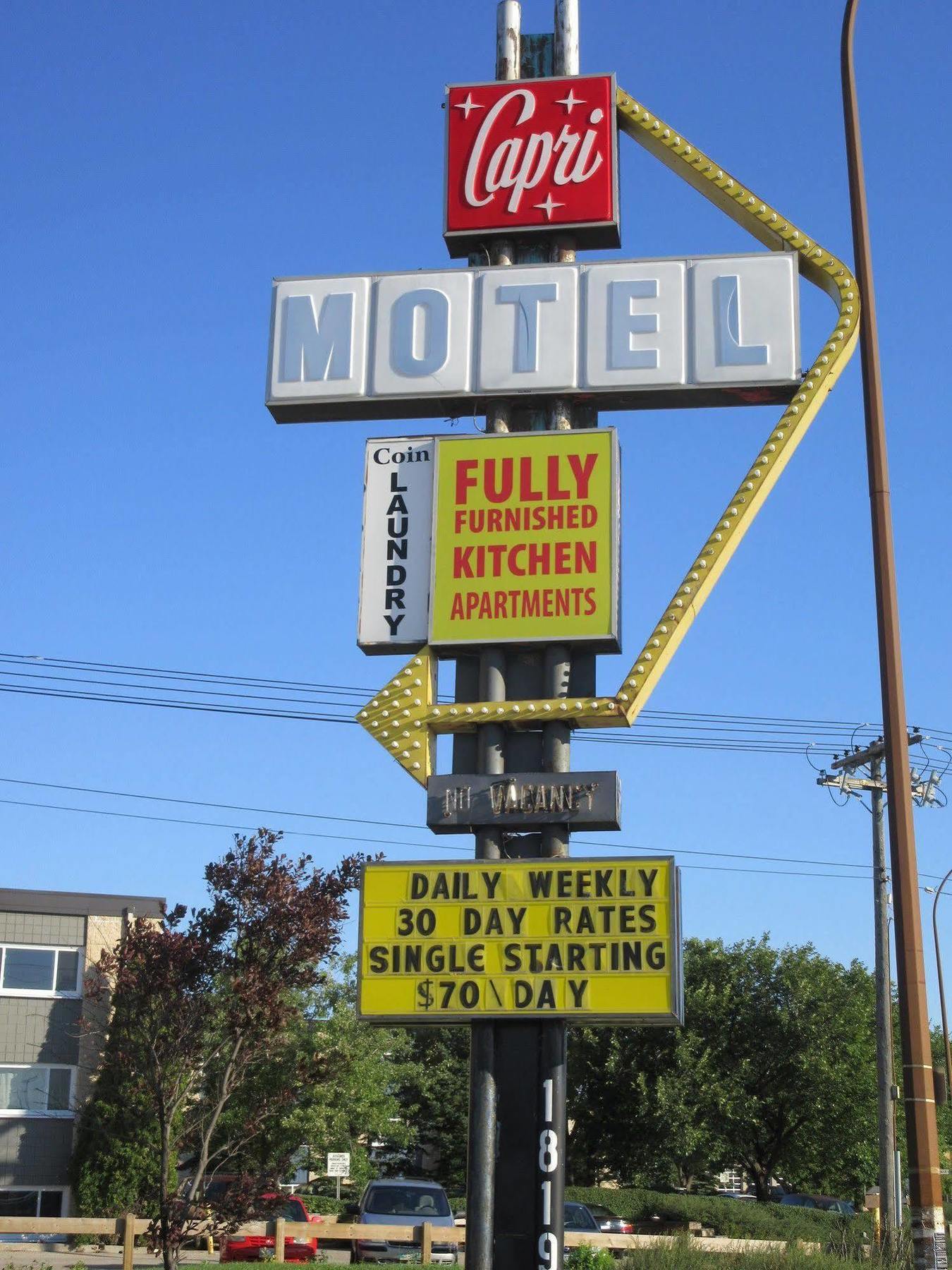 The Capri Motel Winnipeg Exterior foto